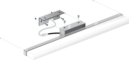 LED Wandlamp 40 cm - Chromen Muurverlichting voor Badkamer