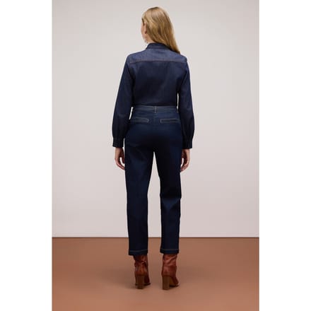 Oltre Jeans With Crystal Set Stones Blue Taglia: 42 | Jeans straight fit Outlet | Donna | Blu