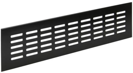 Renson ventilatiestrip 400x80 mm aluminium zwartbruin