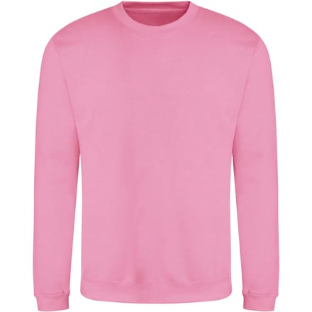 Just Hoods - AWDis Sweat - Candyfloss Pink maat M