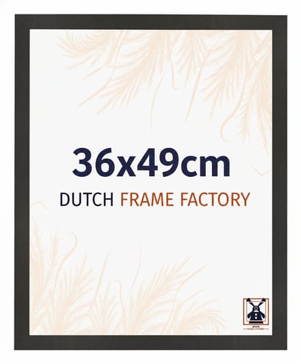 Fotolijst 36x49 cm - MDF - Zwart Mat - Benno