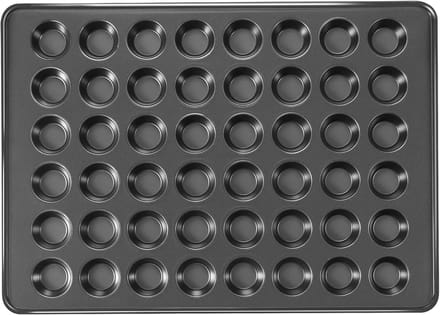 Mini Muffinbakvorm Antiaanbaklaag 48 Cups Koolstofstaal Vaatwasmachinebestendig