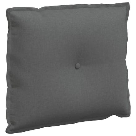 vidaXL - Rugkussen - Donkergrijs - 200 - x - 19 - x - 50 - cm - Stof