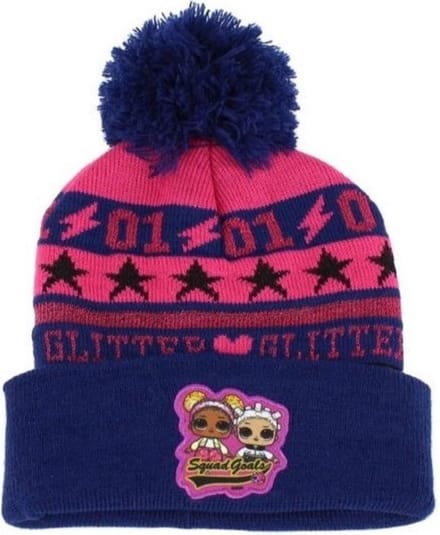 LOL - Muts - L.O.L Surprise - Roze - Pompom - Glitter - Leeftijd 7-10 jaar