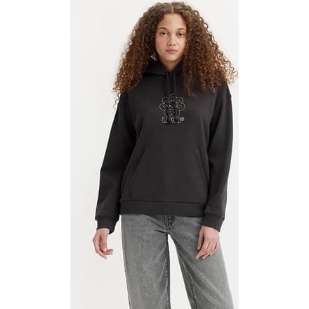 Levi's Graphic Hoodie Black Taglia: XS | Felpe con cappuccio Outlet | Donna | Nero