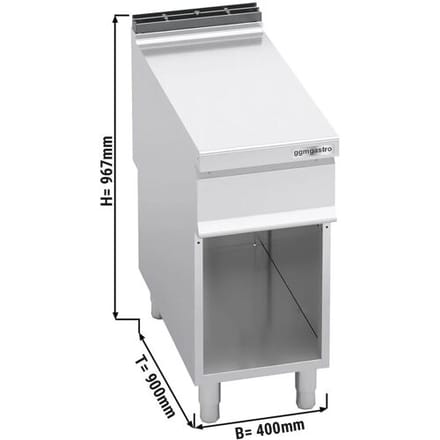 GGM Gastro Neutralelement - 400mm Zilver