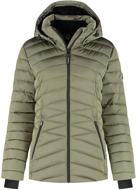 Kjelvik Yvon Dames Outdoorjas - Green