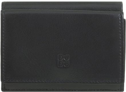 DuDu Honduras Portemonnee Leder 10 cm - Jongens - Horizontaal - black pop