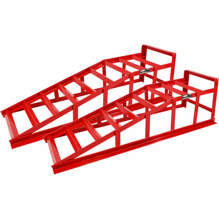 AWTOOLS - Oprijplaten Auto - Set van 2 - 2000 kg - Stalen Ramps - Poedergecoat - Stapelbaar