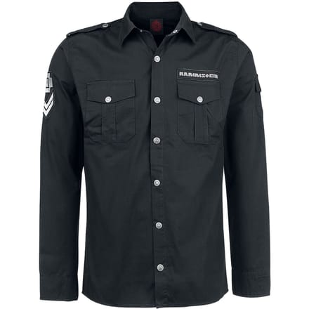 Rammstein Longsleeve - M tot 3XL - voor Mannen - zwart