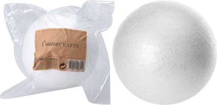 Polystyreen Bol 12cm - Wit