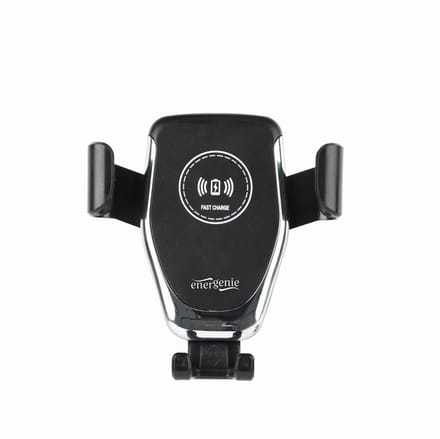 Gembird Autohouder voor Smartphone - Draadloze Qi Oplader - Universele Bevestiging