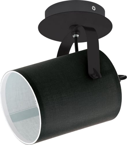 EGLO Villabate Spot - 1 lichts - Ø12 cm - E27 - Zwart