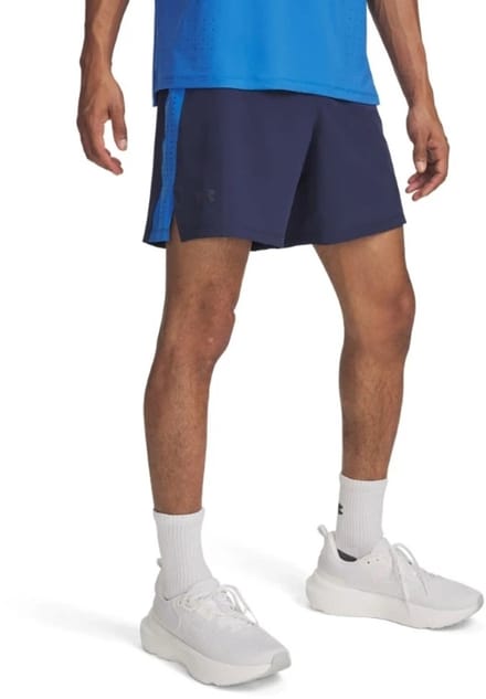 Launch Pro 7 Running Korte Broek Heren Washed Navy/Blue Atlantis/Reflective XL