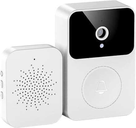 Video Deurbel Camera - Slimme Deurbel - Huisbewaking - Tweeweg Intercom - 15 x 25 x 25 cm - Zwart