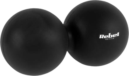 Rebel Active Serie - Dubbele Massager Bal - 6,5 cm - Silikon - Twardość 70 Shore