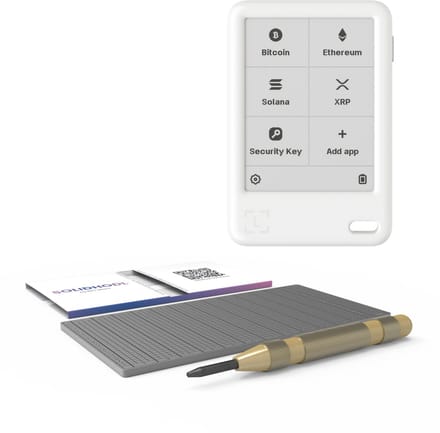 Ledger Nano Gen5 White Glacier + SOLIDHODL