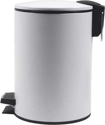 Lisomme Megan prullenbak wit - 3 liter