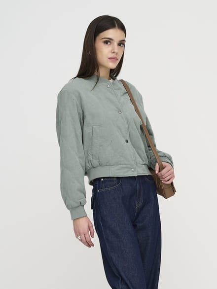 ONLY - ONLSAP CORDUROY BOMBER CC OTW - Meisjes - Gewatteerde jassen
