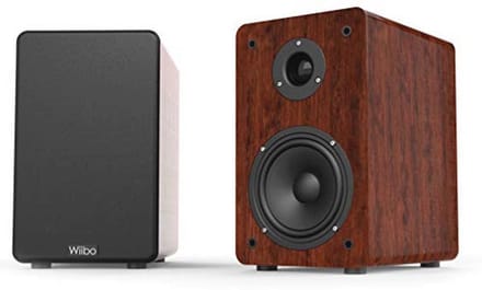 HiFi-luidsprekers 100W - 2-weg bass reflex, surround geluid, compacte 5 inch woofer en 2 inch tweeter