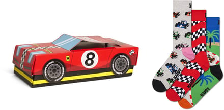 Happy Socks 3-Pack Top Racer Socks Gift Set Mt 41-46