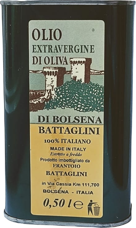 Battaglini-Extra Vergine Olijfolie-Italië-blik 500 ml