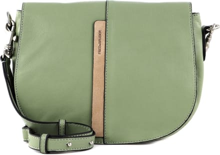 FREDsBRUDER Leren Schoudertas Shea Saddle Bag Sage Groene