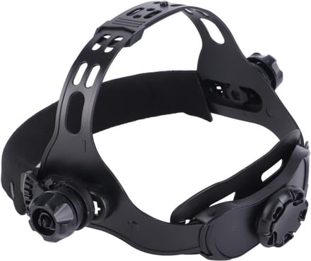 Replacement Headband, Welding Mask Adjustable Headband for Solar Auto Blackout Welding Helmet Accessories, Black and White(Black)