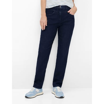 Raphaela by Brax Dames Jeans  Style CAREN NEW DARK BLUE, denim donkerblauw, maat 48
