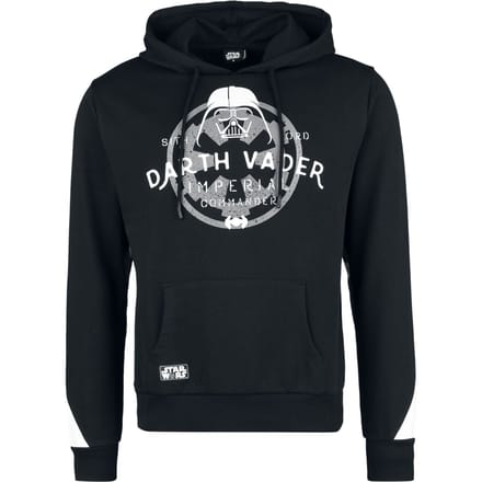 Star Wars - Disney Trui met capuchon - Darth Vader - Imperial Commander - M - voor Mannen - zwart-wit