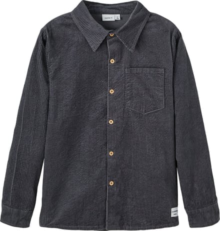 Name it hemd jongens - blauw - NKMnusonni - maat 116