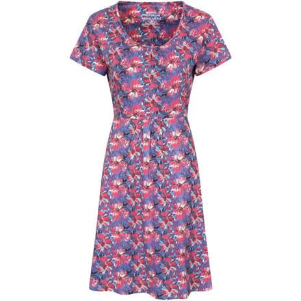Mountain Warehouse Dames Essentials Lora Flowers Skater Jurk (Rood)