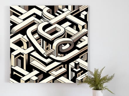 Kunstprint | Wanddecoratie | Dibond | 60 × 60 cm