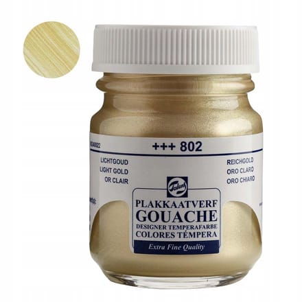 Talens Gouache Verf Extra Fijn 50 ml - Licht Goud