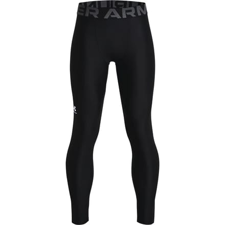 UA HG Armour Leggings-Black / / Pitch Gray
