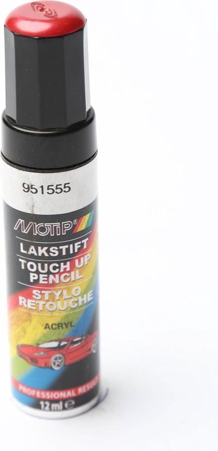 Motip 951555 - Auto lakstift - Rood Metallic - 12 ml