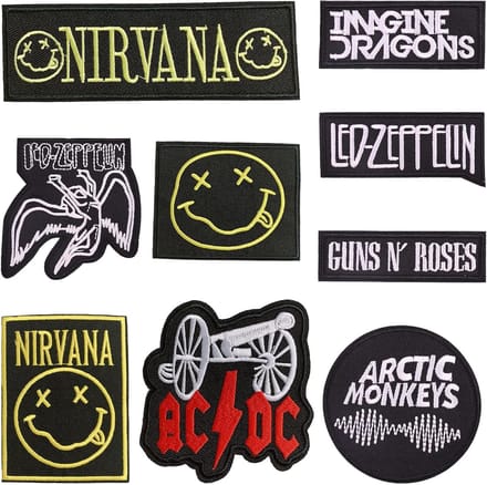 Solidchoice - Set van 9 Strijkpatches voor Kleding, T-Shirts en Accessoires