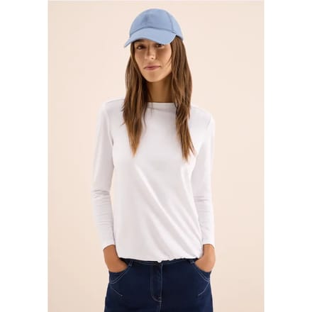 Shirt in effen kleur