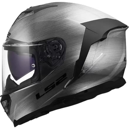 LS2 FF818 Storm III helm Jeans glans titanium