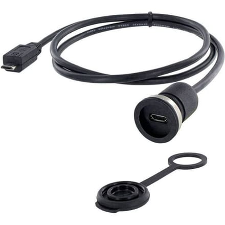Encitech 1310-1013-01 USB 2.0 bus Micro-B Chassisbus, inbouw M16 1 stuk(s)