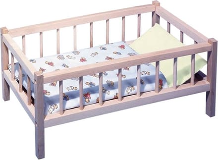 GOKI Poppenbed - 60X29X25Cm - Zonder Beddengoed - 3 Jaar