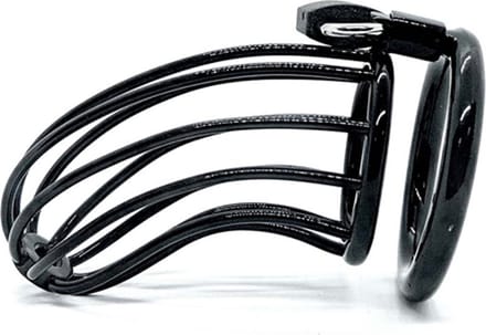 Black Line - Outlined - Kuisheidskooi met Tralies - Zwart 55 mm