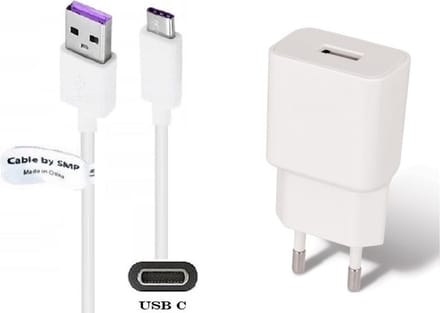 OneOne 2A lader + 1,0m standaard USB C kabel. Universele oplader adapter past op BlackBerry DTEK60, Evolve, Evolve X, Key 2, Key 2 LE, KEYone, Mercury, Motion /