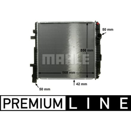 Radiator, motorkoeling MAHLE CR 662 000P
