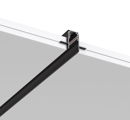 48V Magnetische Track Rail - Railsysteem - Kingtron Magni - Inbouw - Zwart - 2 Meter