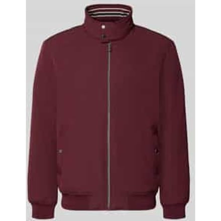 regular fit jas met opstaande kraag