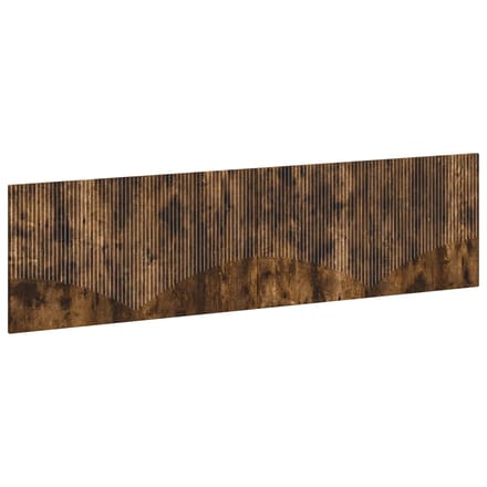 vidaXL - Wandgemonteerd - Hoofdbord - HOORN - Gerookt - eiken - Bewerkt - hout