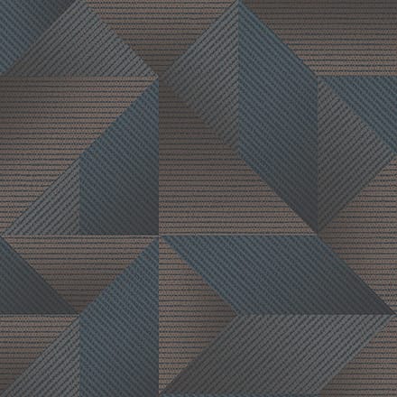Dutch Wallcoverings - Exclusive Threads Geometric Blue - TP422977