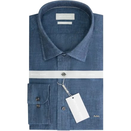 Shirt met lange mouwen Michael Kors Linen Slim Flt