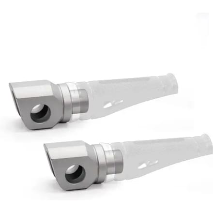 Kit achterste voetsteun voor motorfiets Barracuda BENELLI TRK702 (x2)